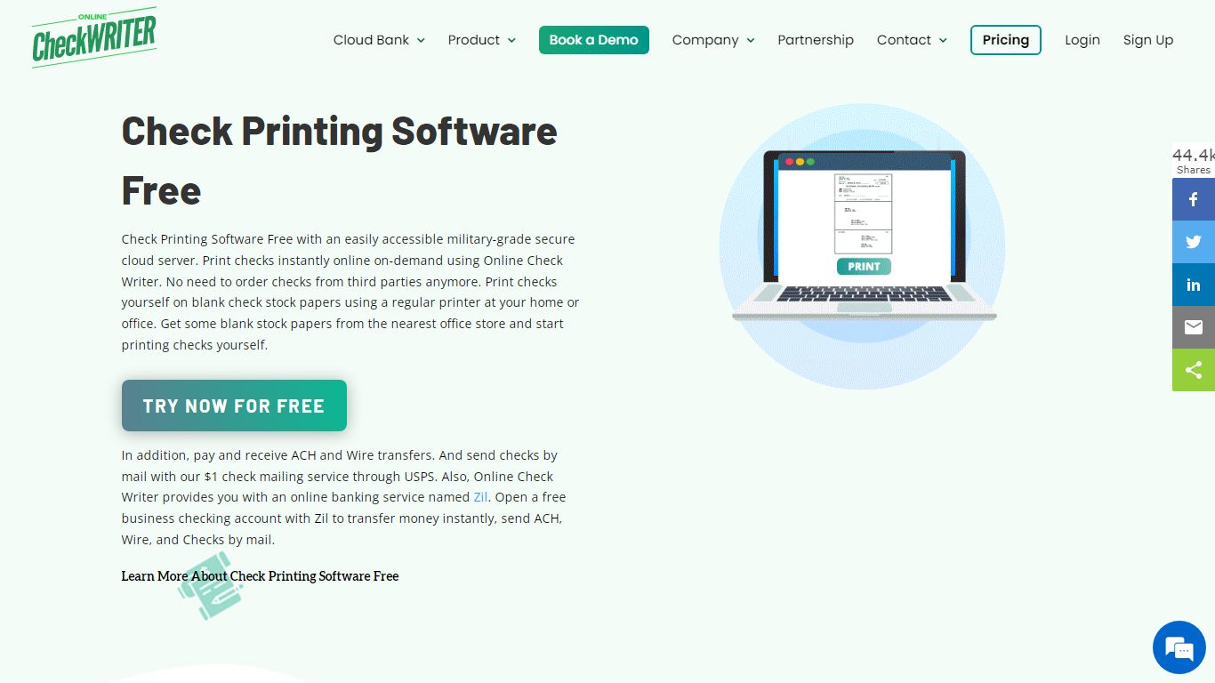 Check Printing Software Free Print Yourself On Any Printer